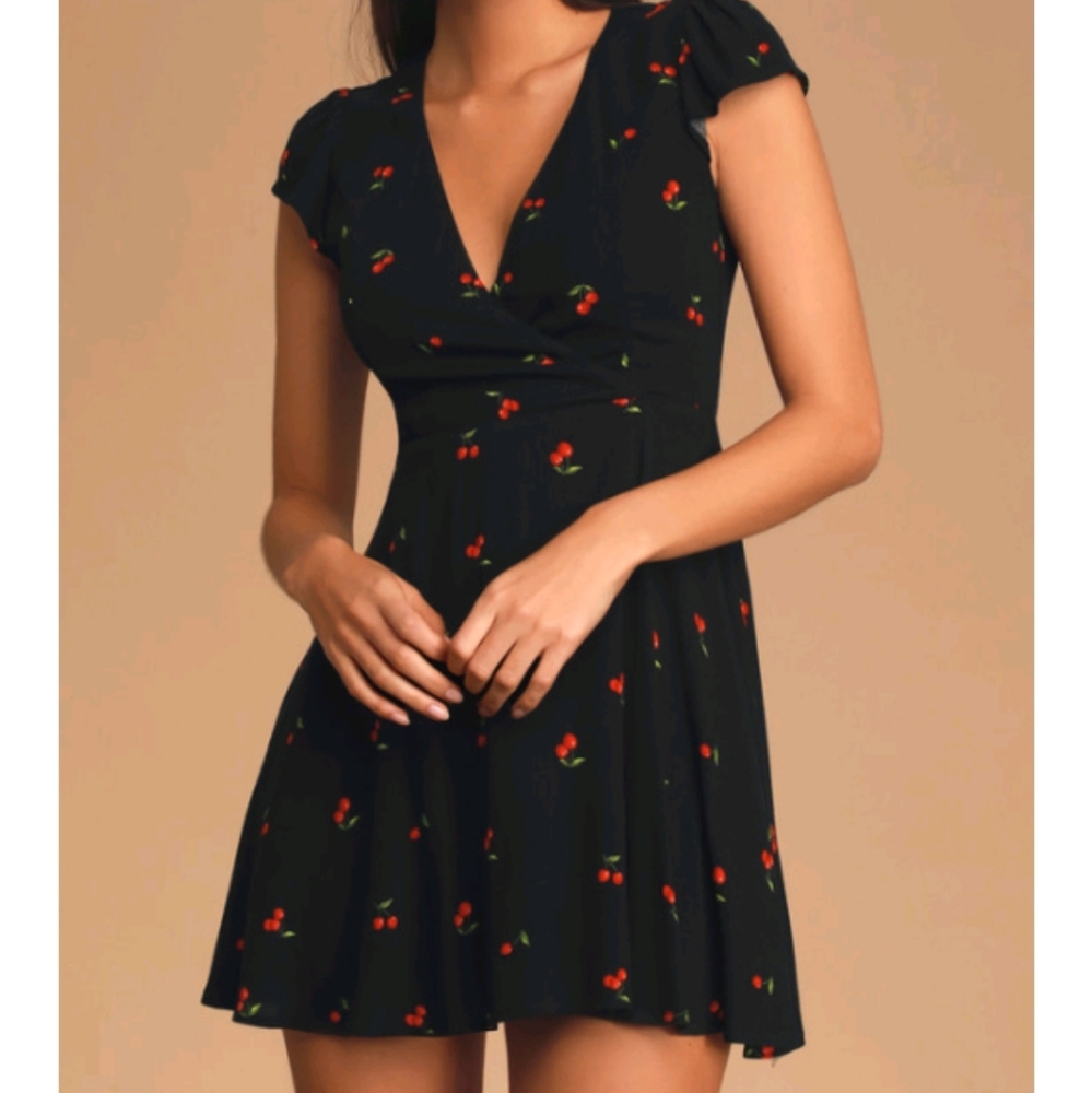 Lulus Black Cherry dress